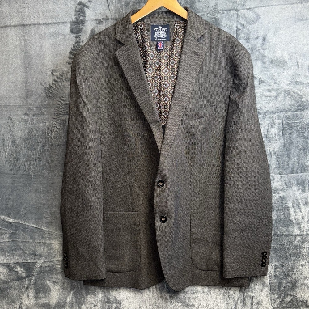 The Savile Row Company Men's Blazer Cost XL Vintage Made In London 037